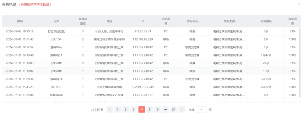 笔熊分享文档已读回执:发出去的文档可以知道对方看了多少插图